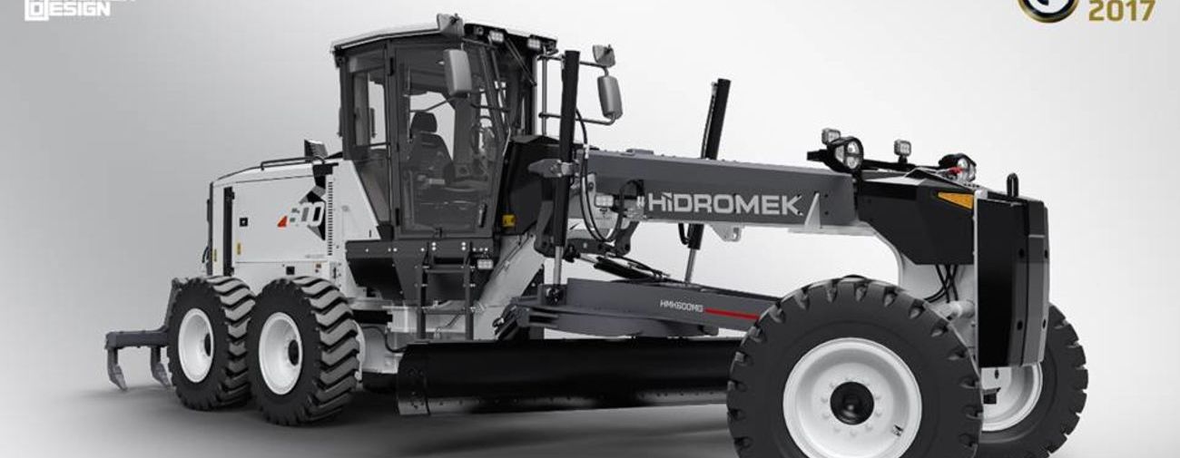 Motoniveladora HMK 600 MG galardonada con el premio German Design Award 2017